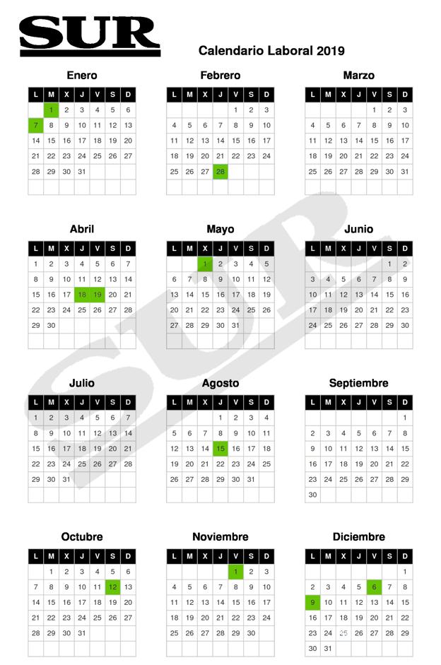 Calendario De Fiestas Laborales Para 2019 ¿cuáles Son Los Días 2098